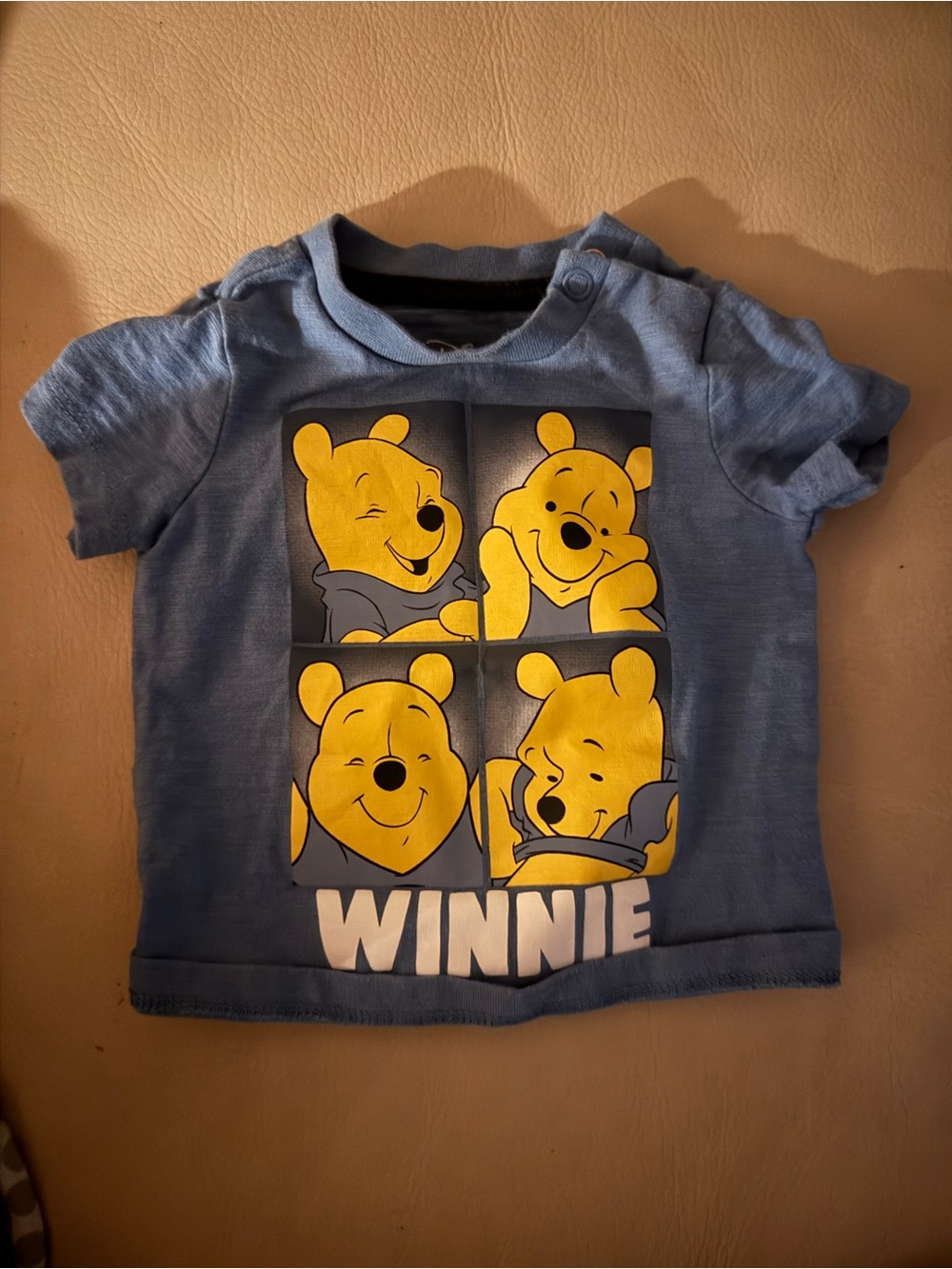 Winnie the Pooh Blue Kids Graphic Tee